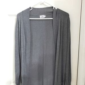 Grey Cardigan with Pockets